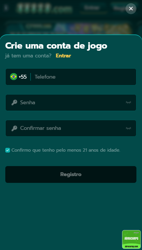 abracarpg.com - acessar em rápido página de login